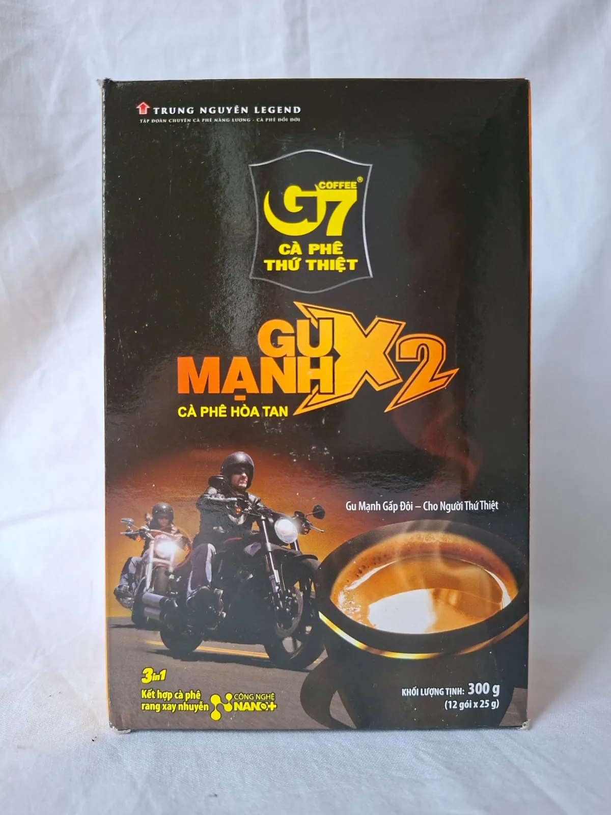 Trung Nguyen G7 Gu Manh X2 3 in 1 Strong - 12 saset kopi instant premium vietnam