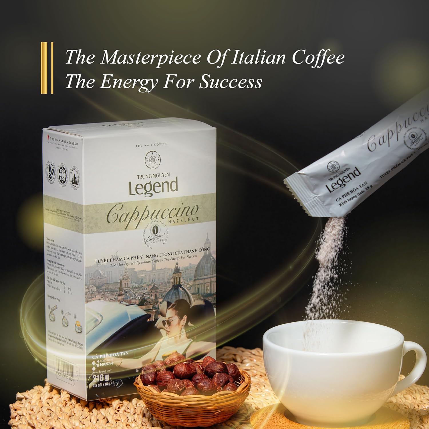 Trung Nguyen Legend Cappuccino Hazelnut - Premium Coffee 4